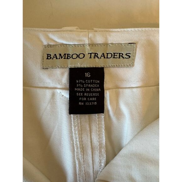 Bamboo Traders size 16 skort NEW white - Picture 2 of 12